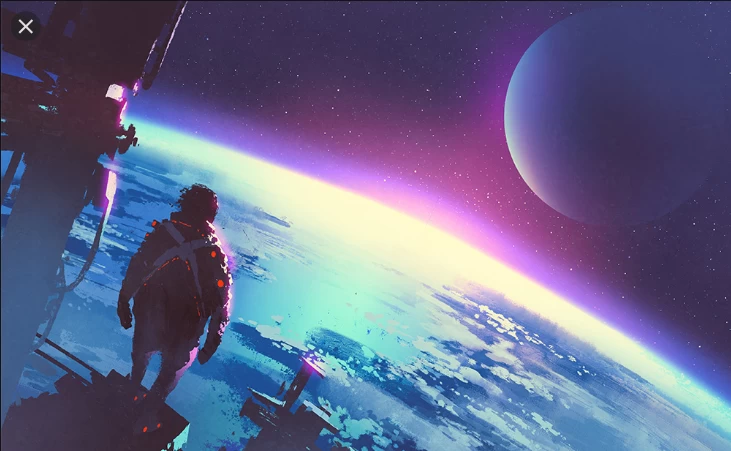 Image for science fiction novels section Image for science fiction novels section